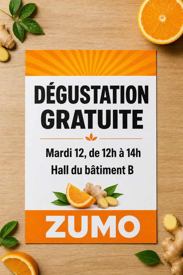Flyer dégustation